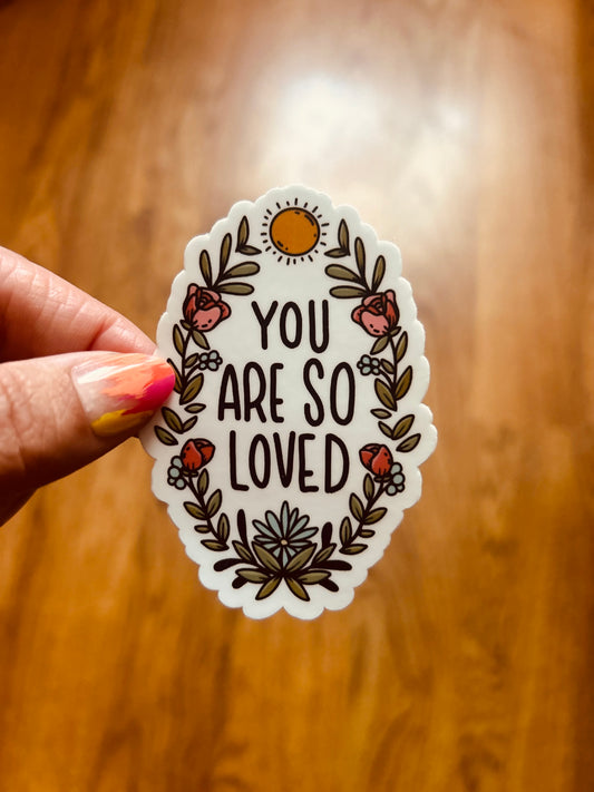 Loved Sticker
