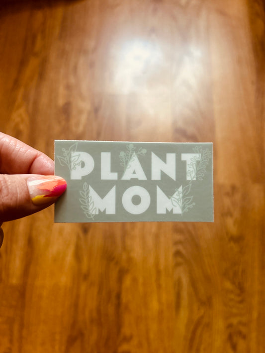 Square Plant Mom Sticker