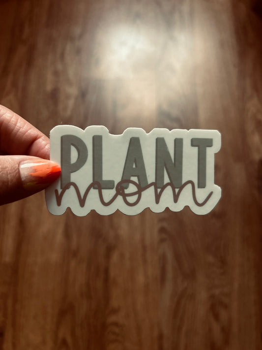 Plant Mom Sticker