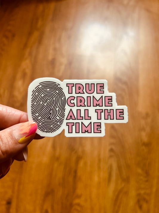 True Crime Sticker