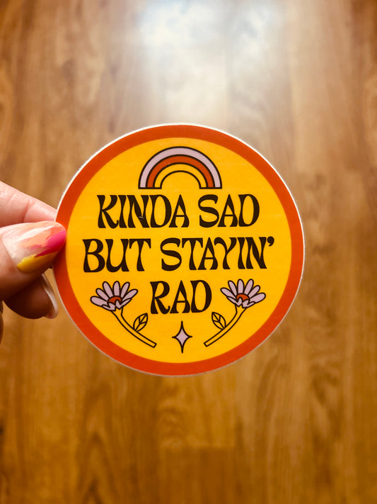 Kinda Rad Sticker