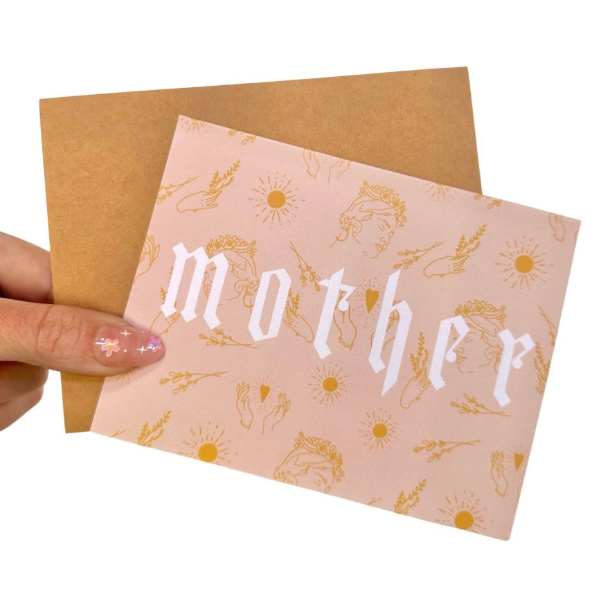Boho Mothers Day Card