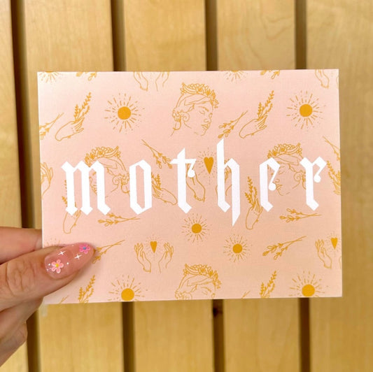Boho Mothers Day Card