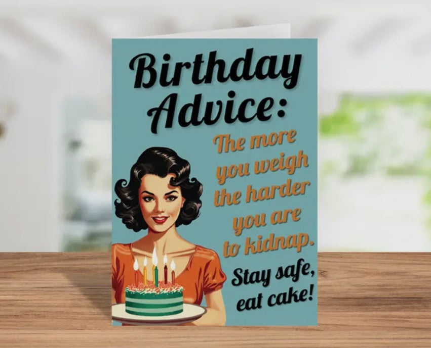 Birthday advice Card
