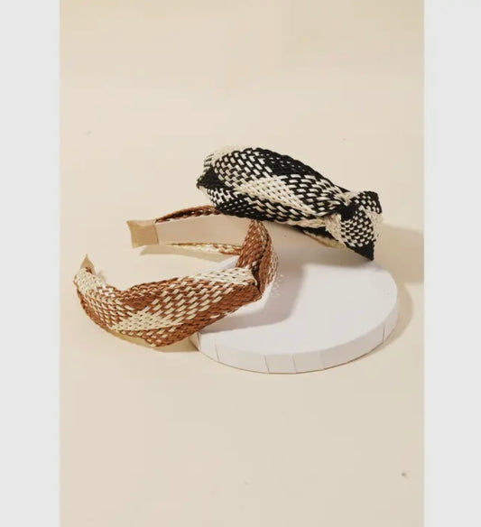 Checkered Woven headbands