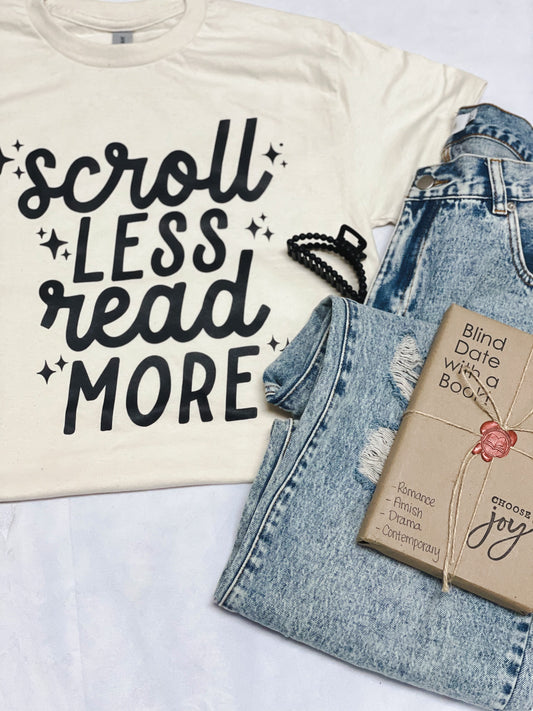 Scroll Less Read More Graphic Tee