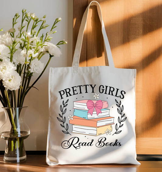 Pretty Girls Read Books Tote