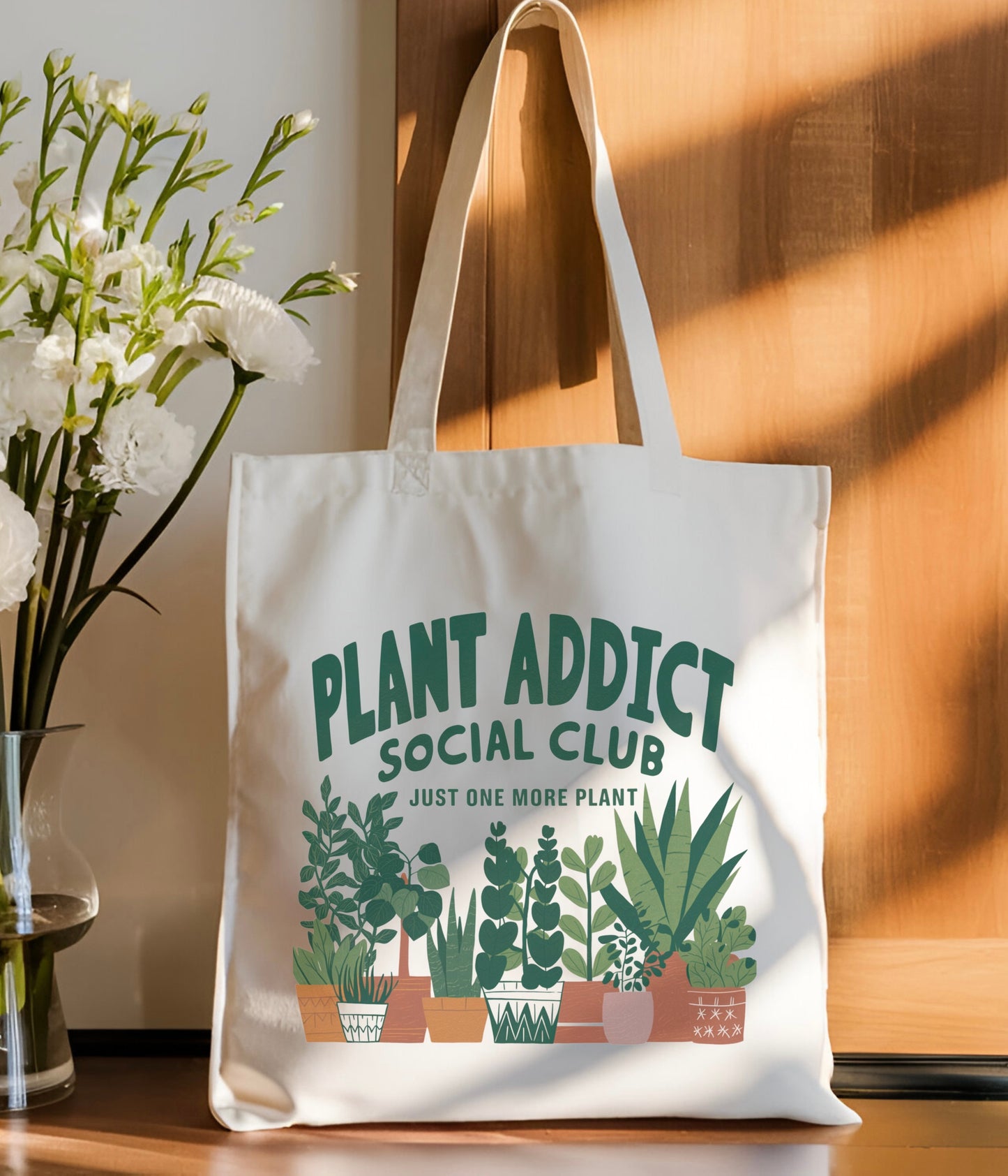 Plant Addict Social Club Tote