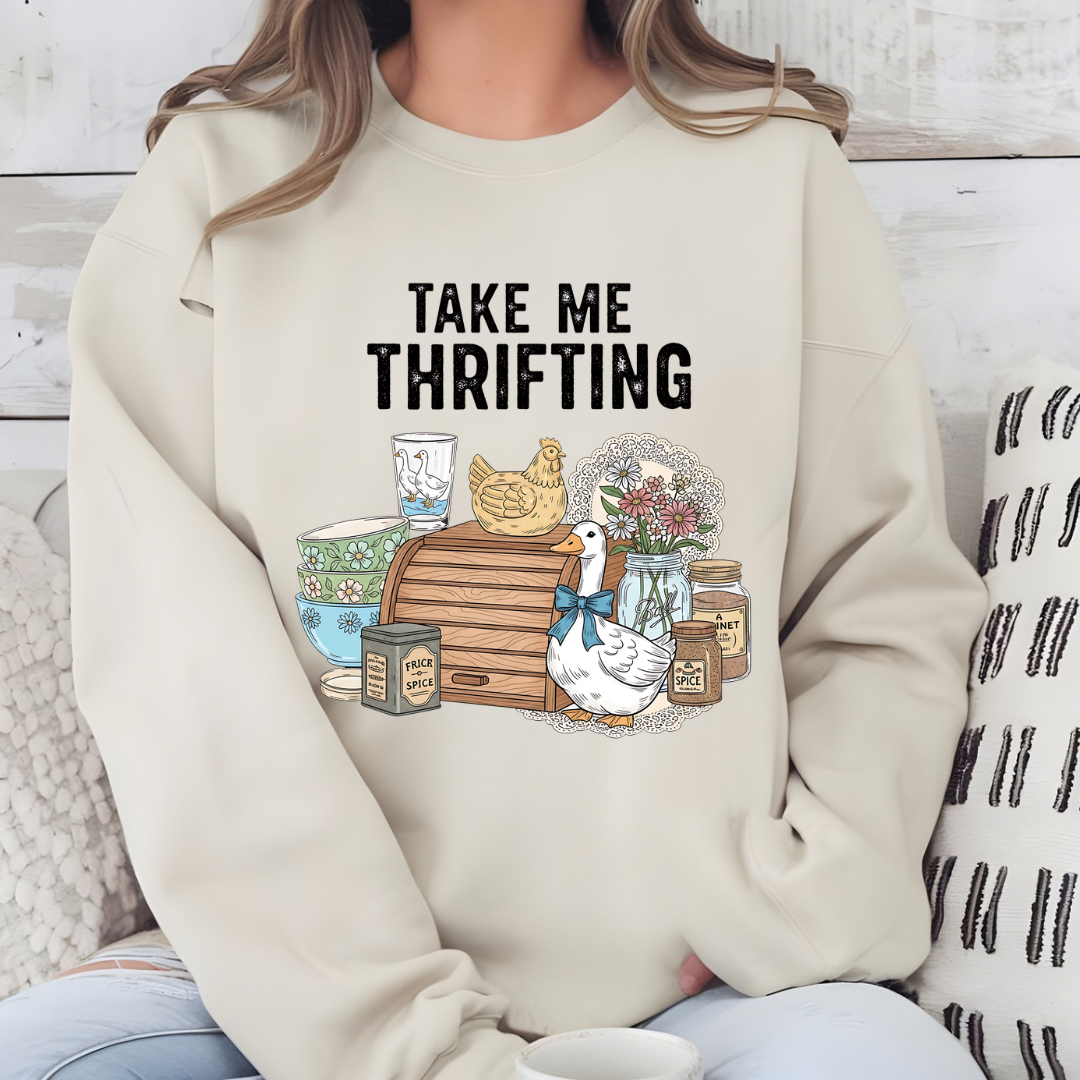 Take Me Thrifting Crewneck