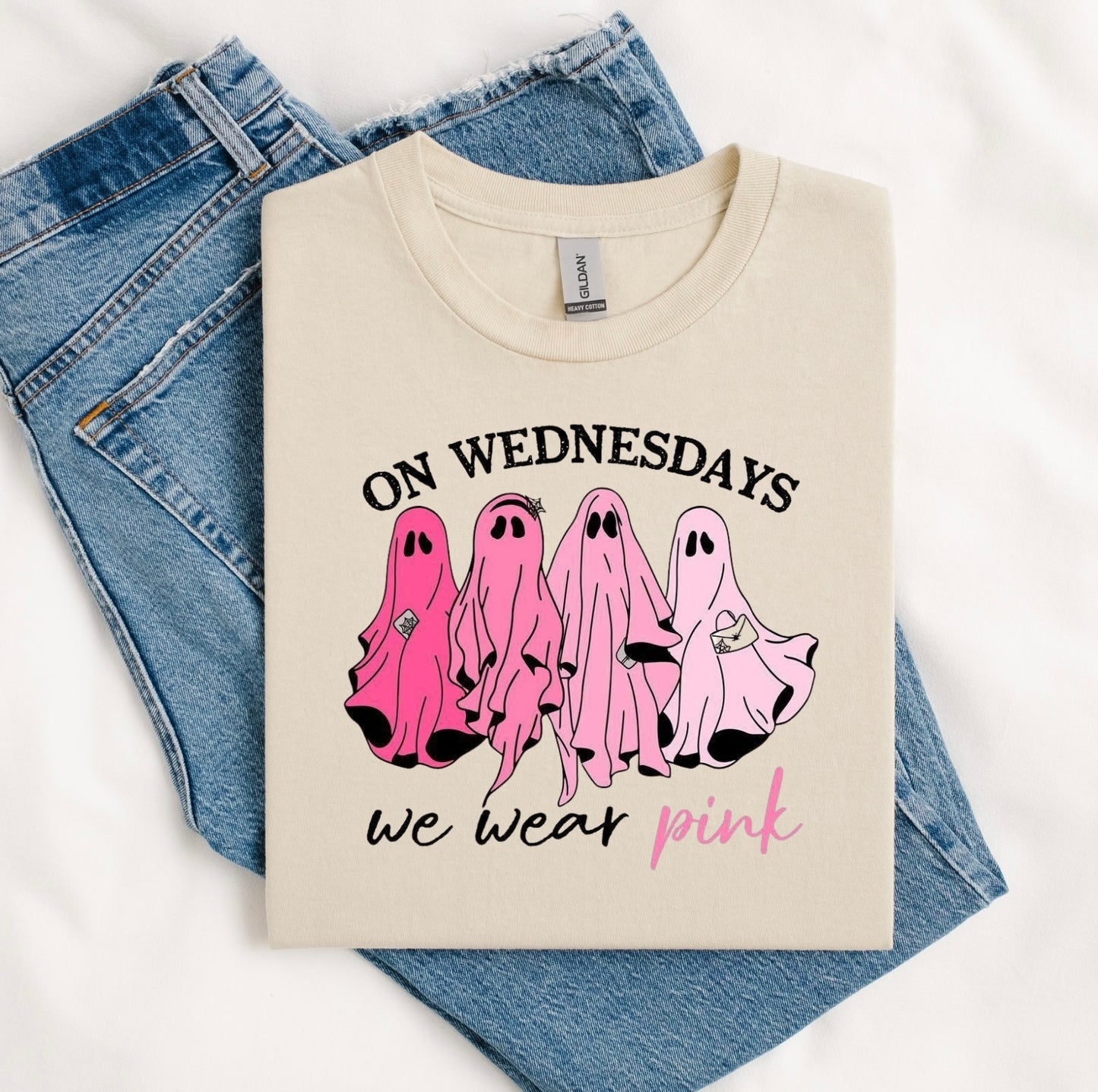 Wednesdays We Wear Pink Graphic