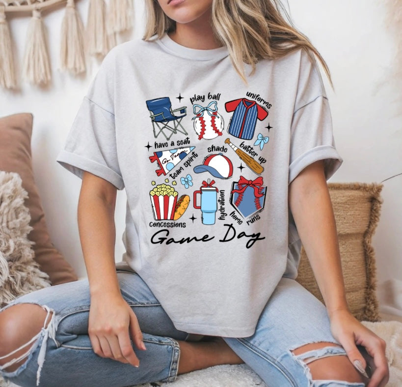 Day At The Ballpark Graphic Tee