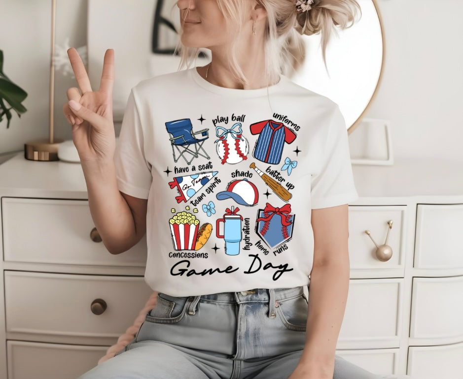 Day At The Ballpark Graphic Tee