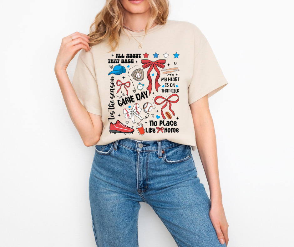 All About That Baseball Graphic Tee