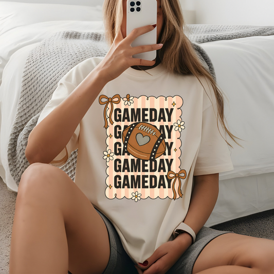 Game day Ribbon Graphic Tee