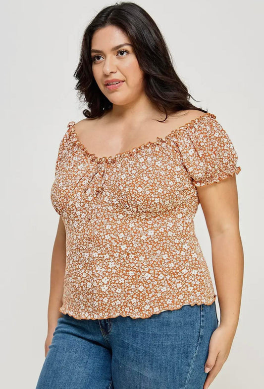 Ginger Ditzy Floral Top