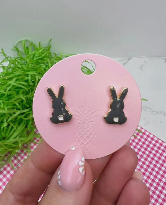 Valveteen Rabbit Enamel Earrings