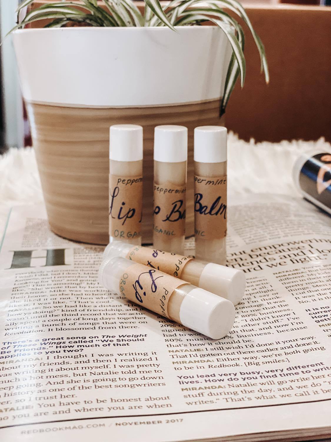 All Natural Peppermint Lip Balm