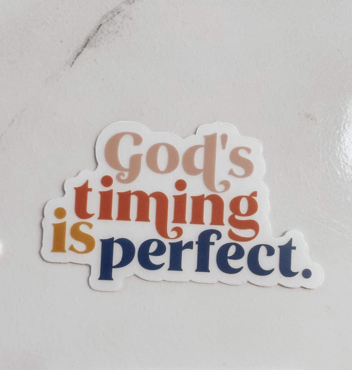 God’s Timing Sticker